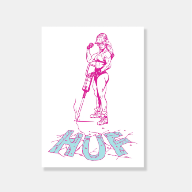 Nevermind.INC HUF Jacked Sticker AC01240-MULTI 貼紙 Nevermind.INC HUF Jacked Sticker AC01240-MULTI 貼紙