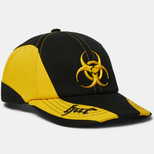 Nevermind.INC HUF Sector Snapback Hat HT00922-BKYEL 病毒警告標示帽 Nevermind.INC HUF Sector Snapback Hat HT00922-BKYEL 病毒警告標示帽