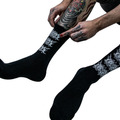 TRSRZN / 23SP-TRSRZN00 Darkness Logo Socks 重金屬 樂團風 重磅 潮流 毛巾棉_4 TRSRZN / 23SP-TRSRZN00 Darkness Logo Socks 重金屬 樂團風 重磅 潮流 毛巾棉_4