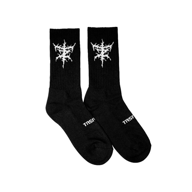 TRSRZN 24FA-TRSRZN30 TZ Logo Socks 重金屬 樂團風 重磅 潮流 毛巾棉料 彈性襪 中長 TRSRZN 24FA-TRSRZN30 TZ Logo Socks 重金屬 樂團風 重磅 潮流 毛巾棉料 彈性襪 中長