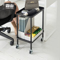 【日本霜山】簡約風雙層置物架/桌下收納推車-多色可選_2 【日本霜山】簡約風雙層置物架/桌下收納推車-多色可選_2