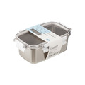 【日本霜山】可微波304不鏽鋼密封保鮮盒-1000ml-3入_1 【日本霜山】可微波304不鏽鋼密封保鮮盒-1000ml-3入_1