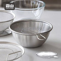 【日本霜山】304不鏽鋼廚房料理瀝水盆/耐熱玻璃調理碗6件組_4 【日本霜山】304不鏽鋼廚房料理瀝水盆/耐熱玻璃調理碗6件組_4