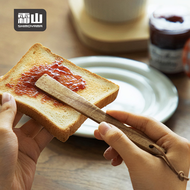 【日本霜山】柚木包餡勺/奶油果醬抹刀 【日本霜山】柚木包餡勺/奶油果醬抹刀