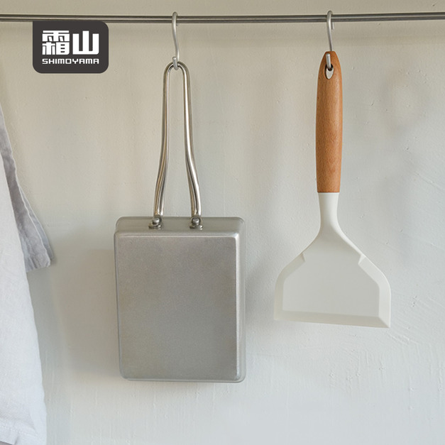 【日本霜山】瓦斯爐專用不沾玉子燒鍋(附耐熱矽膠鍋鏟) 【日本霜山】瓦斯爐專用不沾玉子燒鍋(附耐熱矽膠鍋鏟)