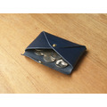 Navy Blue 手工真皮名片盒/零錢包/耳機套 (免費客製刻印英文名/禮物包裝)_3 Navy Blue 手工真皮名片盒/零錢包/耳機套 (免費客製刻印英文名/禮物包裝)_3