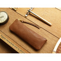 Caramel Coffee 手工真皮筆袋 (免費客製化刻印英文名/禮物包裝)_1 Caramel Coffee 手工真皮筆袋 (免費客製化刻印英文名/禮物包裝)_1