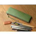 Grass Green 手工真皮筆袋 (禮物包裝/英文刻印)_2 Grass Green 手工真皮筆袋 (禮物包裝/英文刻印)_2