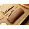 Caramel Coffee 手工真皮筆袋 (免費客製化刻印英文名/禮物包裝)_2 Caramel Coffee 手工真皮筆袋 (免費客製化刻印英文名/禮物包裝)_2