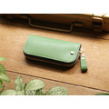 Grass Green 手工真皮鑰匙包 (免費客製化刻印英文名/ 禮盒包裝)_3 Grass Green 手工真皮鑰匙包 (免費客製化刻印英文名/ 禮盒包裝)_3