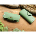 Grass Green 手工真皮鑰匙包(附掛鉤/客製化刻印英文名/禮盒包裝)_3 Grass Green 手工真皮鑰匙包(附掛鉤/客製化刻印英文名/禮盒包裝)_3