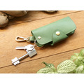 Grass Green 手工真皮鑰匙包(附掛鉤/客製化刻印英文名/禮盒包裝)_2 Grass Green 手工真皮鑰匙包(附掛鉤/客製化刻印英文名/禮盒包裝)_2