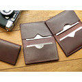 Dark Coffee 手工真皮卡夾/名片夾 橫夾款 (免費客製化刻印英文名)_5 Dark Coffee 手工真皮卡夾/名片夾 橫夾款 (免費客製化刻印英文名)_5