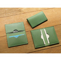 Grass Green 手工真皮卡片夾/名片夾 (免費客製化刻印英文名/禮盒包裝)_7 Grass Green 手工真皮卡片夾/名片夾 (免費客製化刻印英文名/禮盒包裝)_7