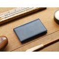 Navy Blue 手工真皮卡夾/名片夾 橫夾款 (免費客製化刻印英文名)_1 Navy Blue 手工真皮卡夾/名片夾 橫夾款 (免費客製化刻印英文名)_1