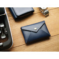 Navy Blue 手工真皮名片盒/零錢包/耳機套 (免費客製刻印英文名/禮物包裝) Navy Blue 手工真皮名片盒/零錢包/耳機套 (免費客製刻印英文名/禮物包裝)
