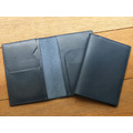 Navy Blue 手工真皮護照夾/護照套 (客製化刻印英文名/禮盒包裝)_2 Navy Blue 手工真皮護照夾/護照套 (客製化刻印英文名/禮盒包裝)_2