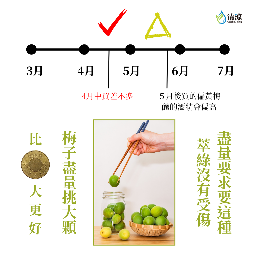 梅子購買時間、梅子照片