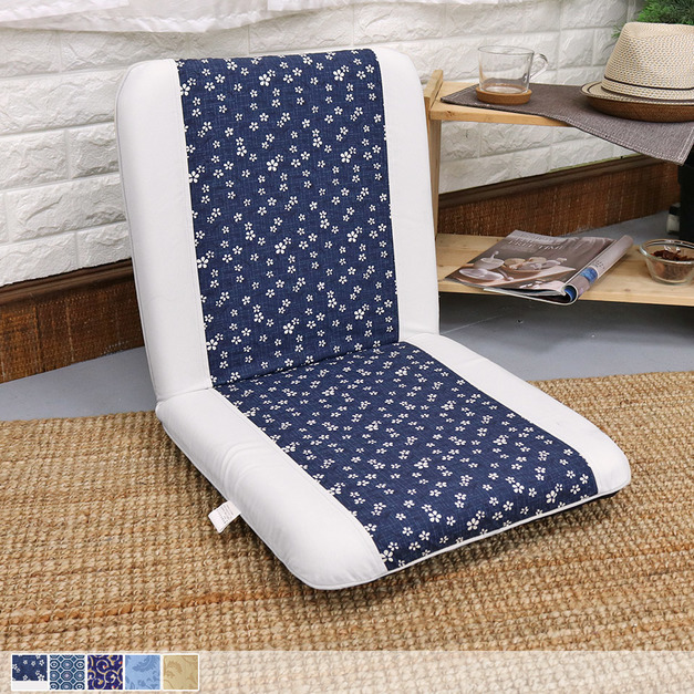 日式緹花五段式舒適輕巧和室椅