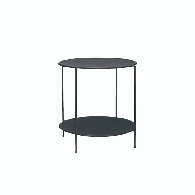 Hubsch|黑色簡約金屬網格邊几茶几 Hubsch|黑色簡約金屬網格邊几茶几