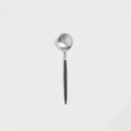 葡式 設計風潮 22cm 不銹鋼主餐匙│黑銀│單品_1 葡式 設計風潮 22cm 不銹鋼主餐匙│黑銀│單品_1