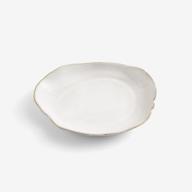 16cm 陶瓷小盤|牙白 =$380