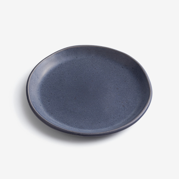 20cm 陶瓷圓盤 | 灰藍(預購) =$480