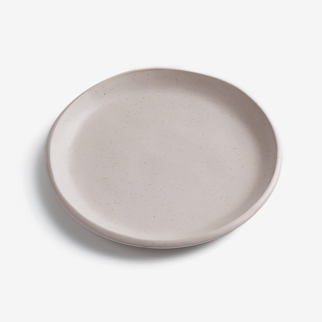 20cm 陶瓷圓盤 | 米白 =$480