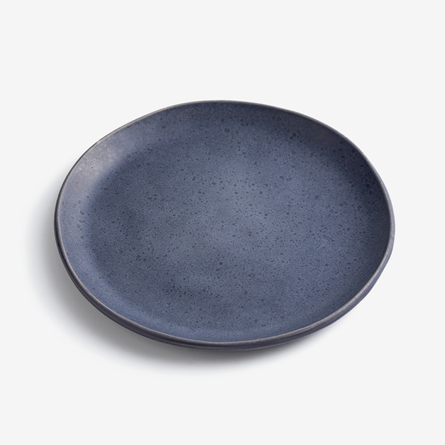 25cm 陶瓷圓盤 | 灰藍(預購) =$580