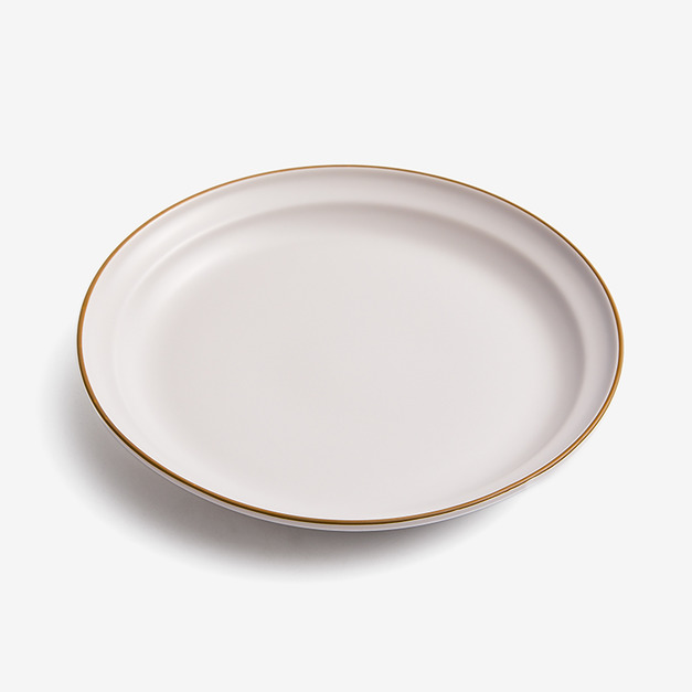 24cm 陶瓷圓盤|奶油白|單品 =$580