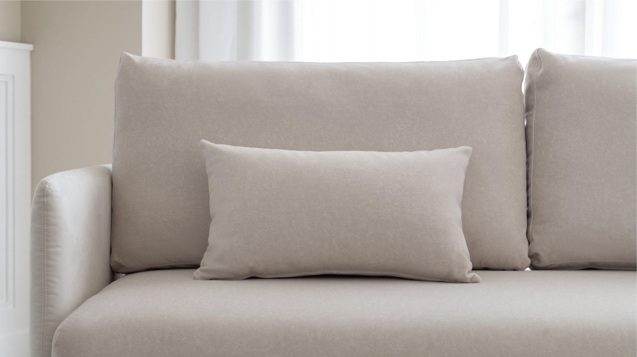 in2home小躺躺沙發腰枕配件 小躺躺沙發附贈兩顆柔軟腰枕,更好舒適靠臥