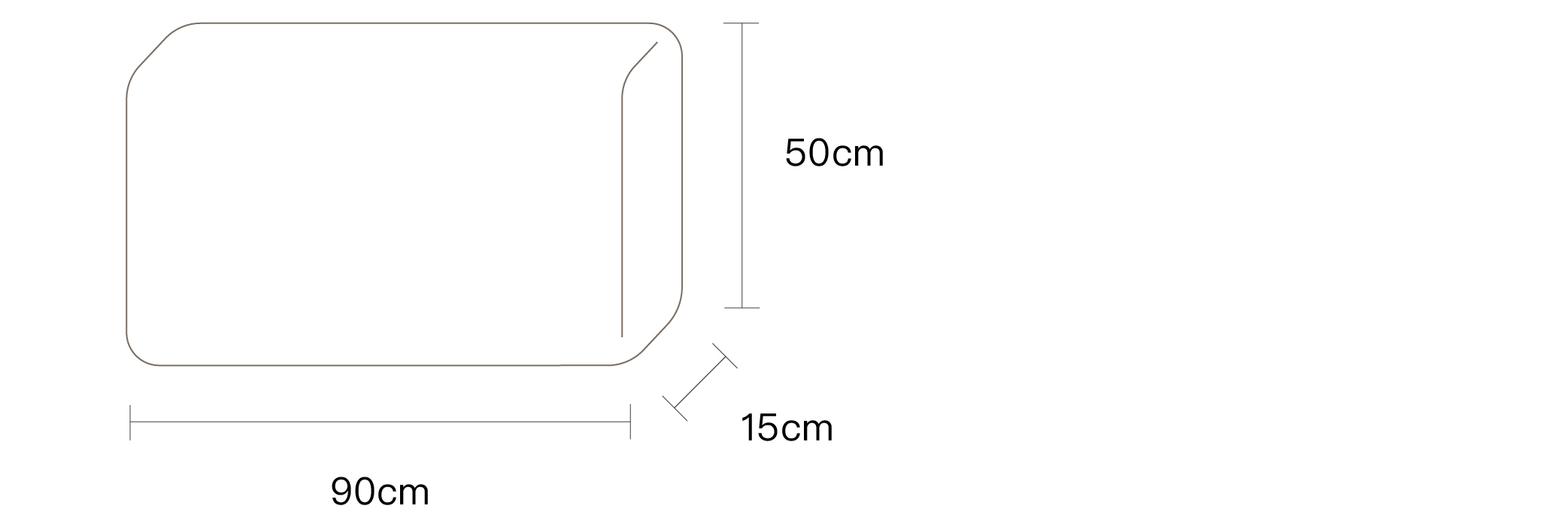 in2home小躺躺沙發背枕尺寸 背枕尺寸:寬度:90公分、高度:50公分、厚度:15公分
