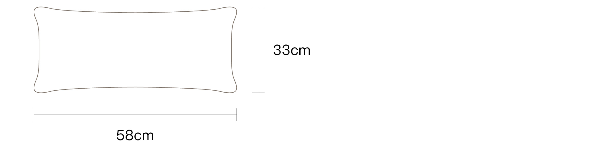 in2home小躺躺沙發腰枕尺寸 腰枕尺寸寬度:58公分、高度:33公分