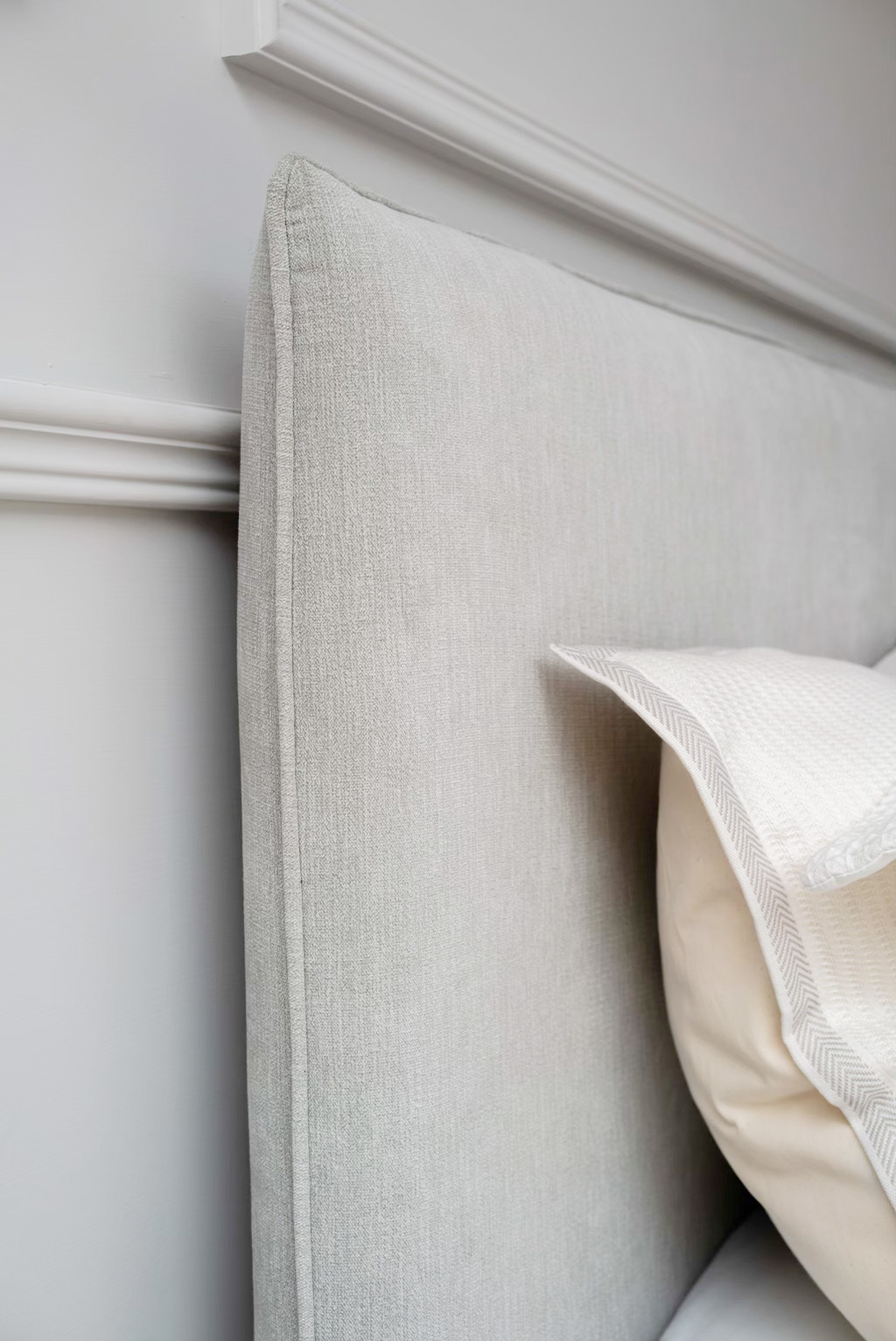 抗污貓抓材質 小寶Bed床頭布料細節