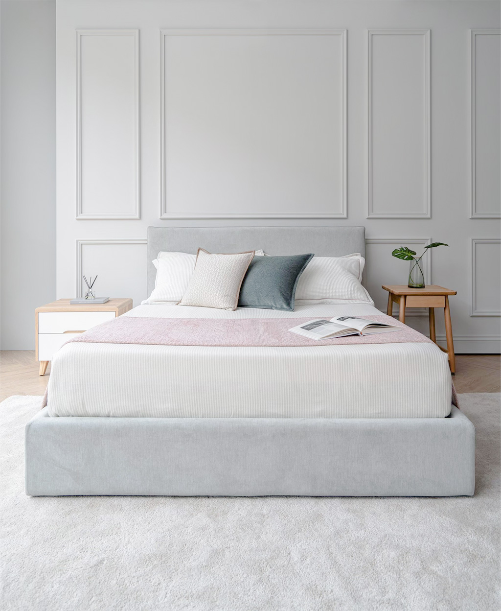 北歐簡約設計 小寶Bed各角度實品照展示