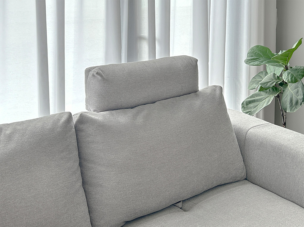 躺躺沙發選配頭枕 躺躺沙發與其選配頭枕特寫