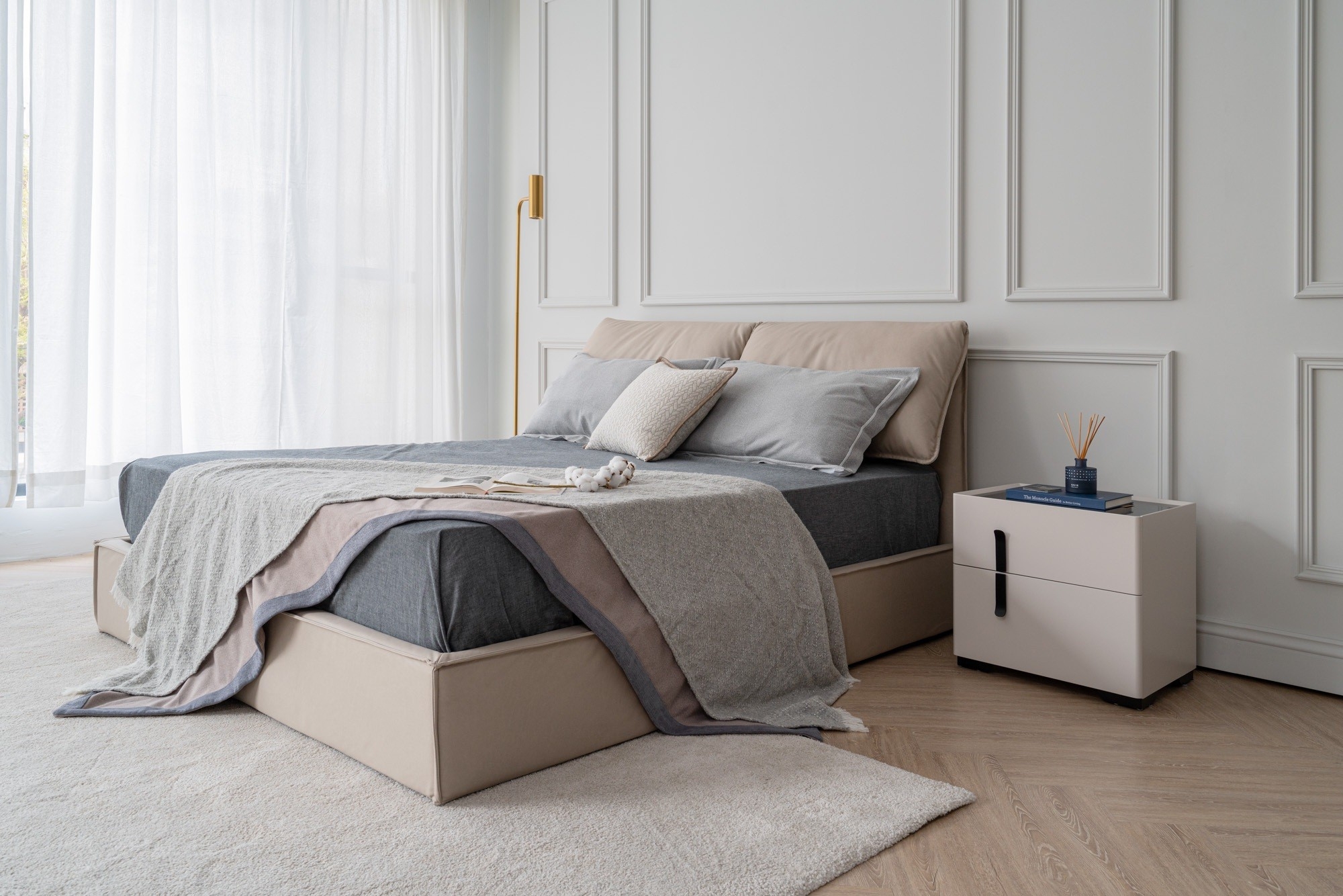 in2home北歐美學大象耳朵床 大象耳朵床實品情境照