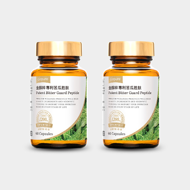Gopure金醇粹專利苦瓜胜肽2入優惠套組 Gopure金醇粹專利苦瓜胜肽2入優惠套組