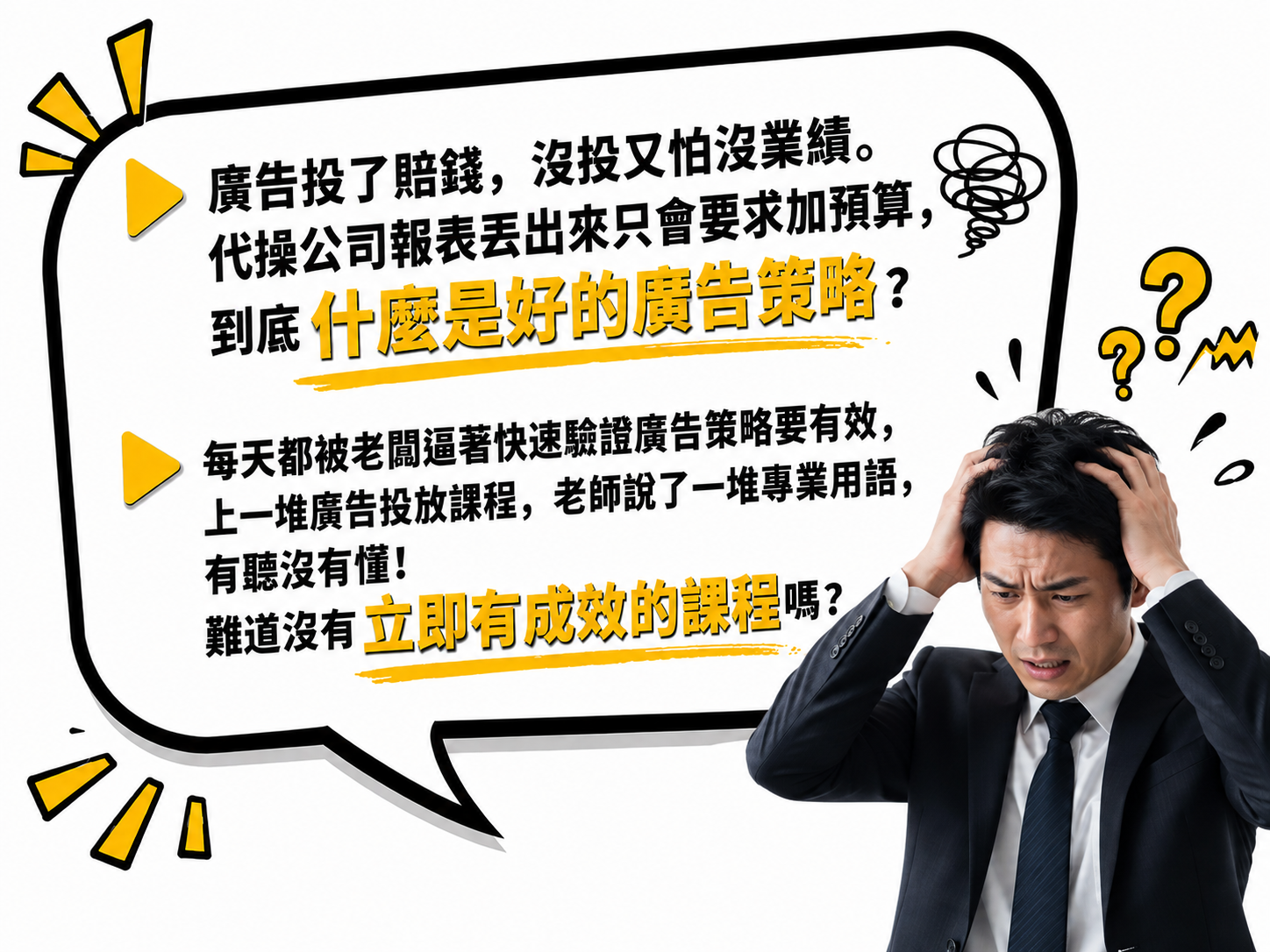 Meta廣告痛點圖