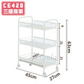 【Osun】三層多用途家用美容美甲工作收納分類金屬製移動小推車(CE420)_9 【Osun】三層多用途家用美容美甲工作收納分類金屬製移動小推車(CE420)_9