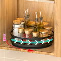 【Osun】金屬單層調料檯料理轉盤收納架廚房置物架 (CE480)_1 【Osun】金屬單層調料檯料理轉盤收納架廚房置物架 (CE480)_1
