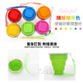 【Osun】戶外便攜矽膠折疊創意水杯伸縮杯帶蓋(六入一組/CE415)_2 【Osun】戶外便攜矽膠折疊創意水杯伸縮杯帶蓋(六入一組/CE415)_2
