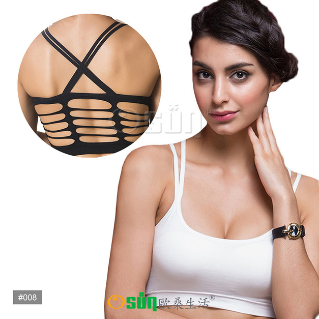 【Osun】棉質歐美美背鏤空瑜伽跑步無痕運動上衣(CE176-008) 【Osun】棉質歐美美背鏤空瑜伽跑步無痕運動上衣(CE176-008)