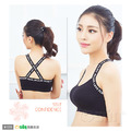 【Osun】百搭美背交叉吊帶無鋼圈附胸墊運動上衣背心(顏色任選,CE176-929)_2 【Osun】百搭美背交叉吊帶無鋼圈附胸墊運動上衣背心(顏色任選,CE176-929)_2