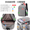 【Osun】USB充電防潑水防盜密碼鎖大容量雙肩後背包電腦包(顏色任選,CE277)_2 【Osun】USB充電防潑水防盜密碼鎖大容量雙肩後背包電腦包(顏色任選,CE277)_2