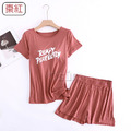 【Osun】莫代爾中大尺吋bra-t帶胸墊Ready短袖短褲睡衣套裝寬鬆居家休閒服(顏色任選/CE407Ready)_17 【Osun】莫代爾中大尺吋bra-t帶胸墊Ready短袖短褲睡衣套裝寬鬆居家休閒服(顏色任選/CE407Ready)_17