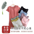 【Osun】莫代爾帶胸墊V領短袖大碼連衣裙睡衣居家休閒服(顏色任選/CE405V)_7 【Osun】莫代爾帶胸墊V領短袖大碼連衣裙睡衣居家休閒服(顏色任選/CE405V)_7
