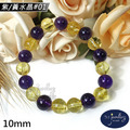 【德山珠寶】5A級10mm天然紫/黃水晶造型手鍊(CE476)_1 【德山珠寶】5A級10mm天然紫/黃水晶造型手鍊(CE476)_1