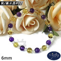 【德山珠寶】5A級6mm天然紫/黃水晶造型手鍊(CE476)_3 【德山珠寶】5A級6mm天然紫/黃水晶造型手鍊(CE476)_3