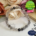 【德山珠寶】5A級6mm天然黑髮晶水晶造型手鍊(CE476) 【德山珠寶】5A級6mm天然黑髮晶水晶造型手鍊(CE476)